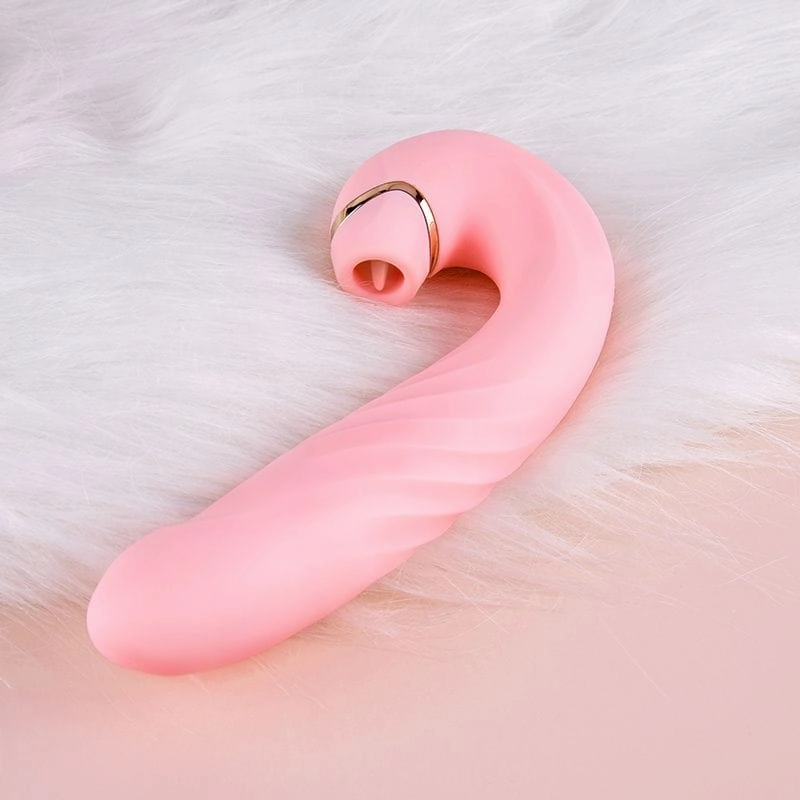 Erocome - Draco Thrusting Vibrating Sucking Heating Dildo 6.8" (Pink)