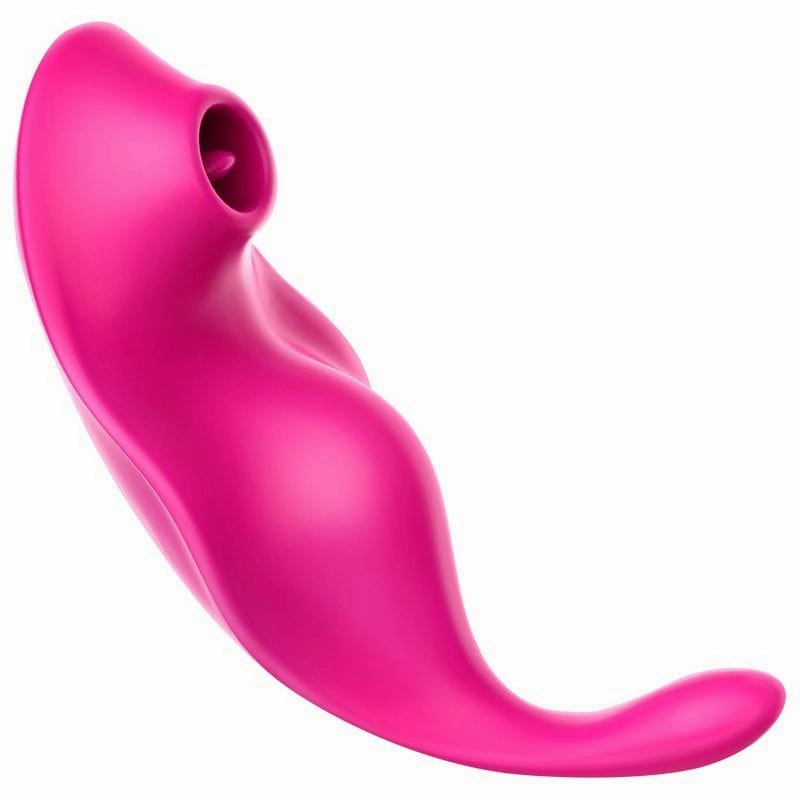 Erocome - Equuleus App-Controlled Vibrating Sucking Clit Massager (Cerise)