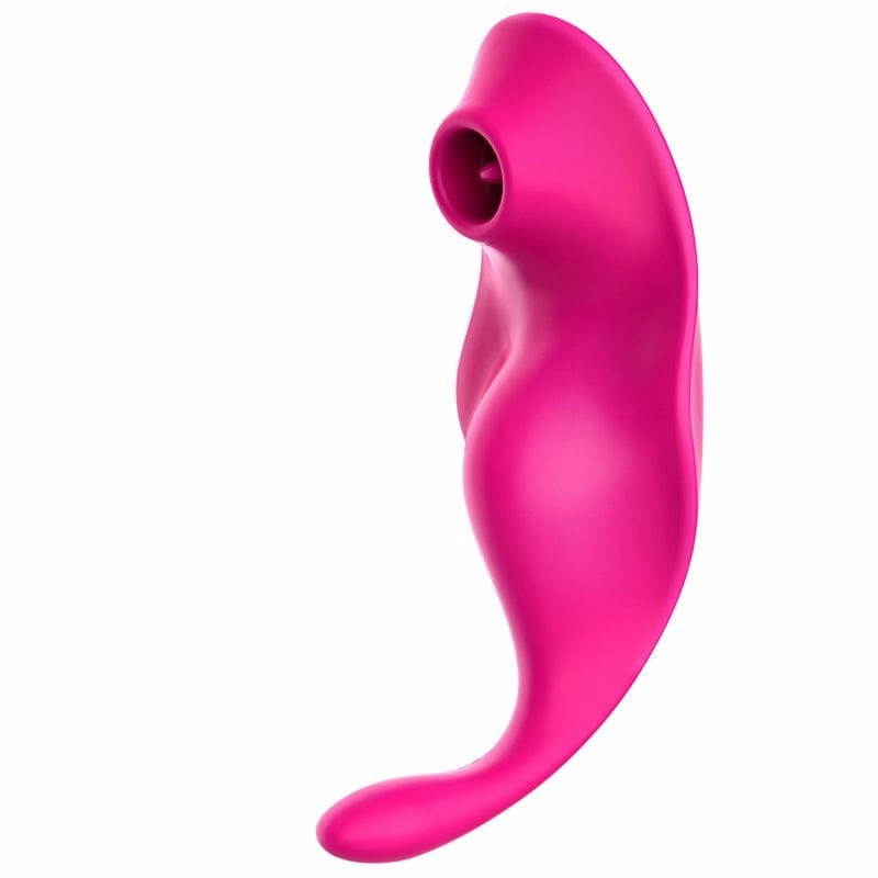 Erocome - Equuleus App-Controlled Vibrating Sucking Clit Massager (Cerise)
