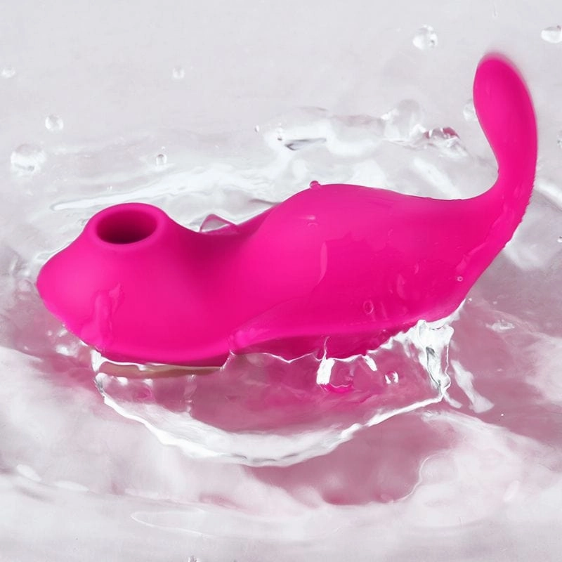 Erocome - Equuleus App-Controlled Vibrating Sucking Clit Massager (Cerise)