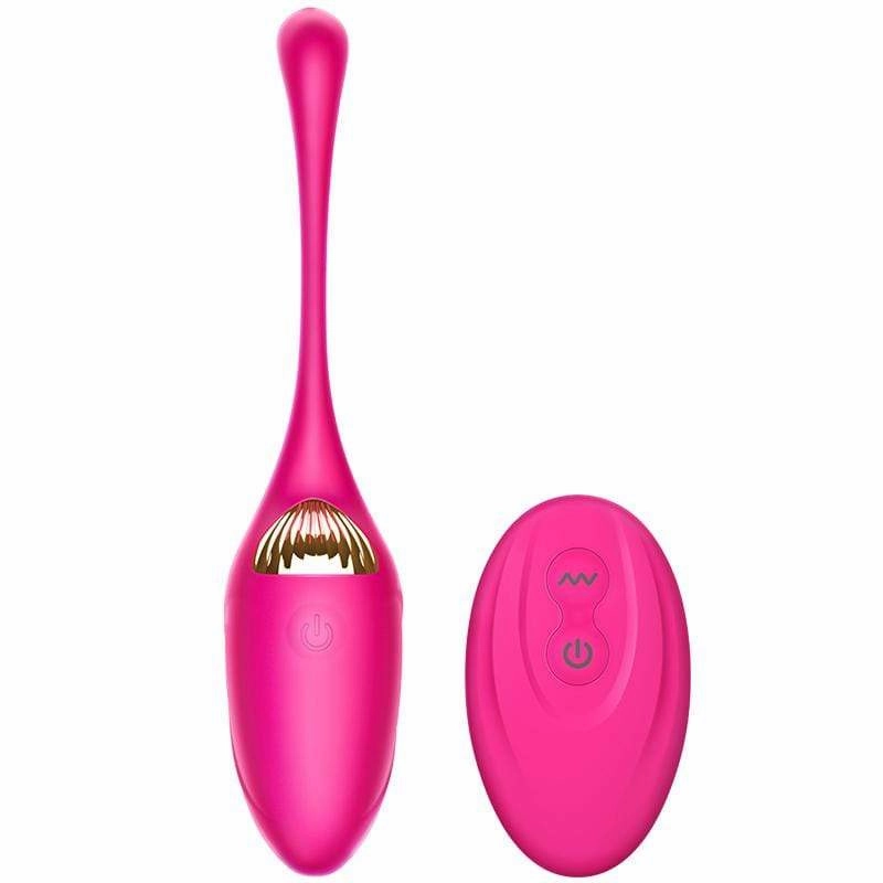Erocome - Grus Remote Control Egg Vibrator (Deep Rose)