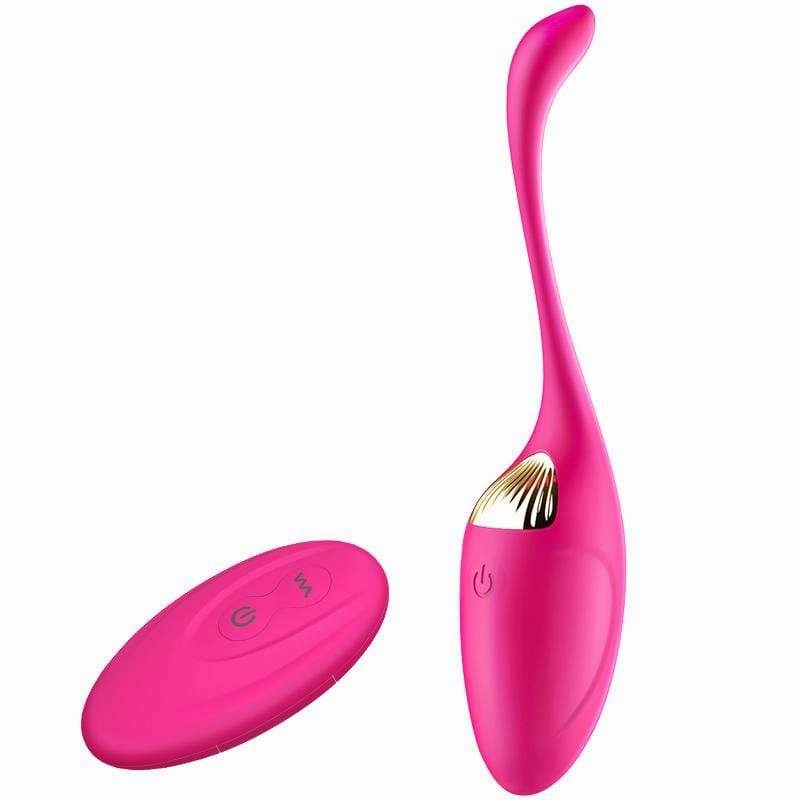 Erocome - Grus Remote Control Egg Vibrator (Deep Rose)
