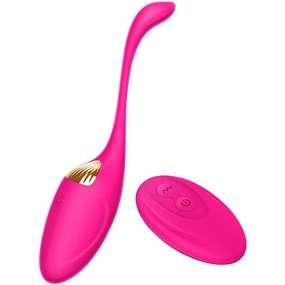 Erocome - Grus Remote Control Egg Vibrator (Deep Rose)