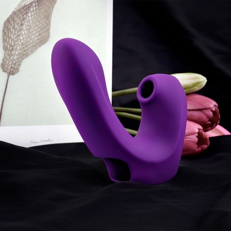 Erocome - Pictor Vibrating Sucking Finger Massager (Purple)