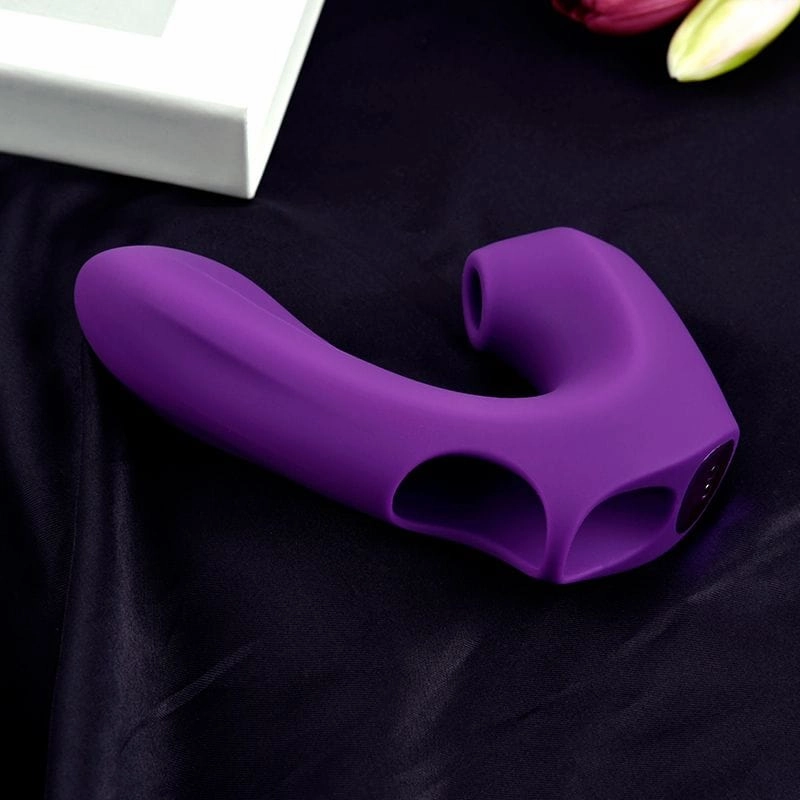 Erocome - Pictor Vibrating Sucking Finger Massager (Purple)