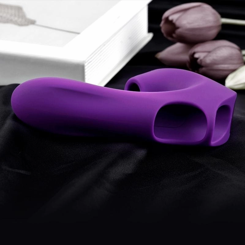 Erocome - Pictor Vibrating Sucking Finger Massager (Purple)