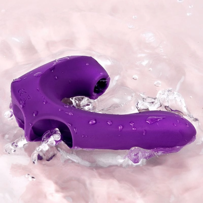 Erocome - Pictor Vibrating Sucking Finger Massager (Purple)