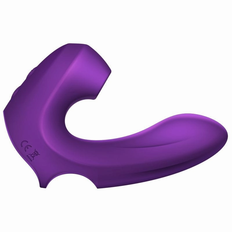 Erocome - Pictor Vibrating Sucking Finger Massager (Purple)