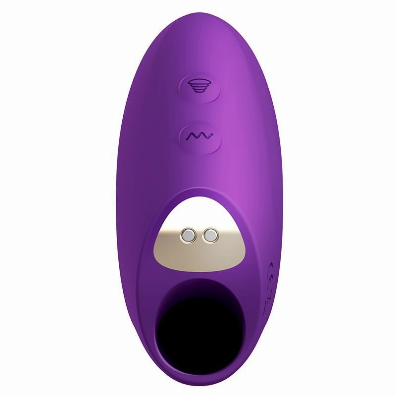 Erocome - Pictor Vibrating Sucking Finger Massager (Purple)