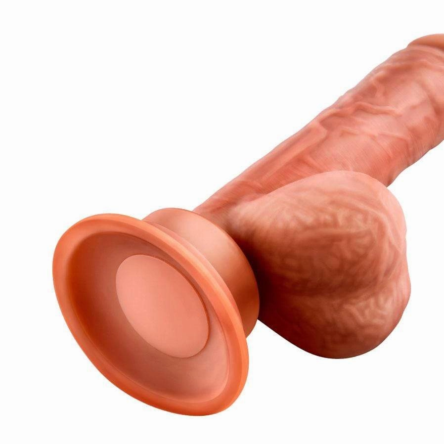 Erocome - Scorpio Thrusting Realistic Dildo Vibrator (Beige)