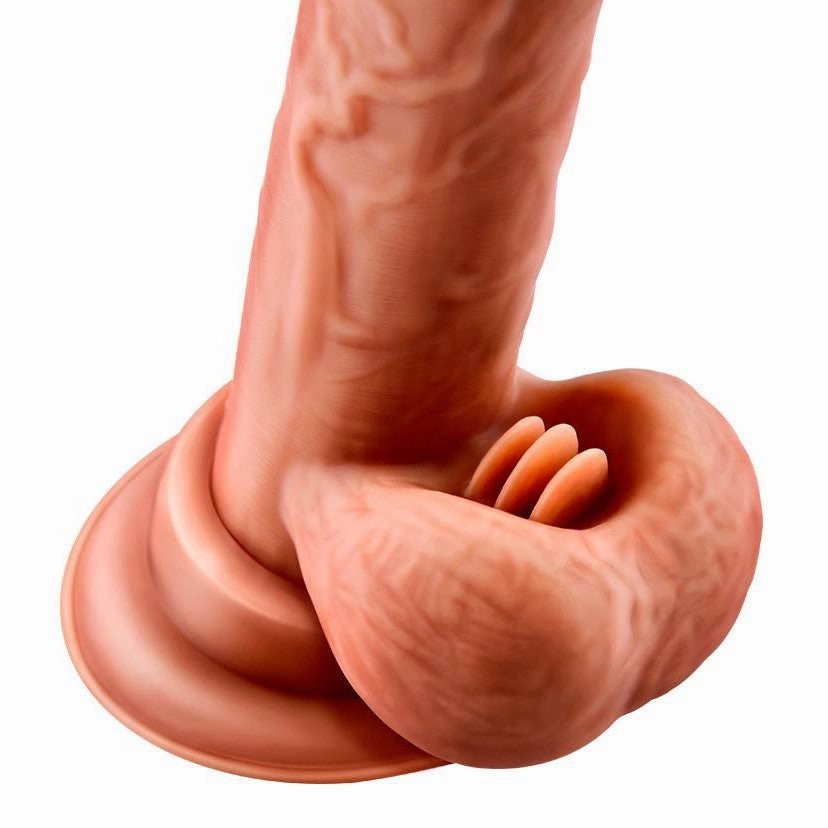 Erocome - Scorpio Thrusting Realistic Dildo Vibrator (Beige)