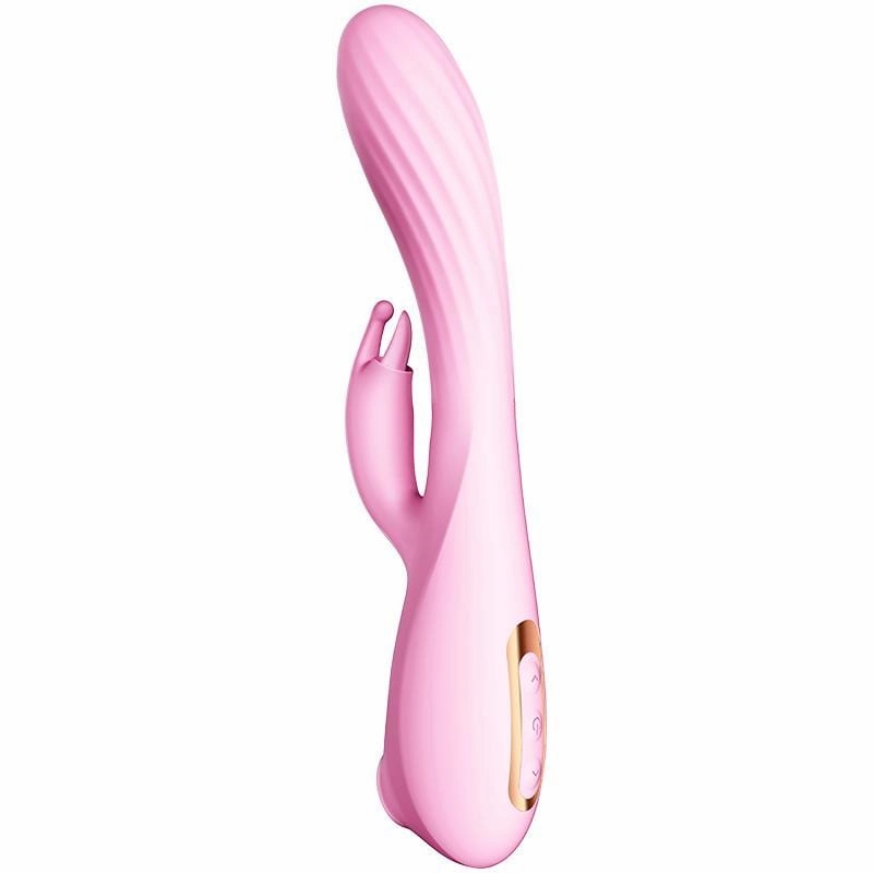 Erocome - Triangullum Vibraing Sucking Licking Rabbit Vibrator (Pink)