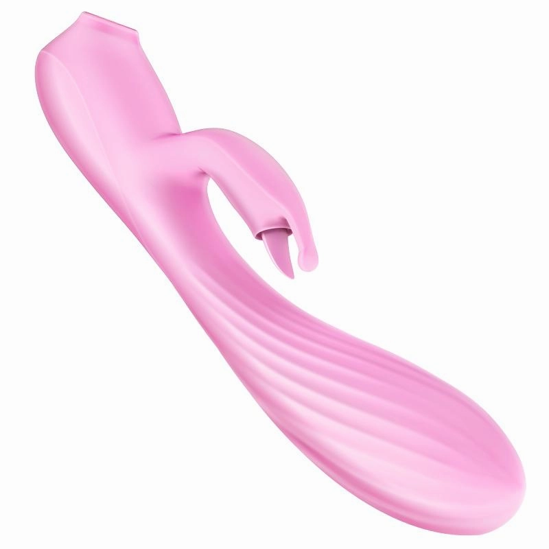 Erocome - Triangullum Vibraing Sucking Licking Rabbit Vibrator (Pink)