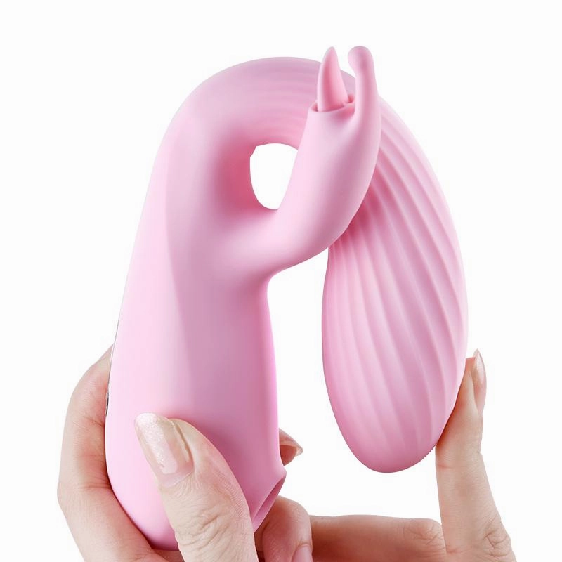 Erocome - Triangullum Vibraing Sucking Licking Rabbit Vibrator (Pink)