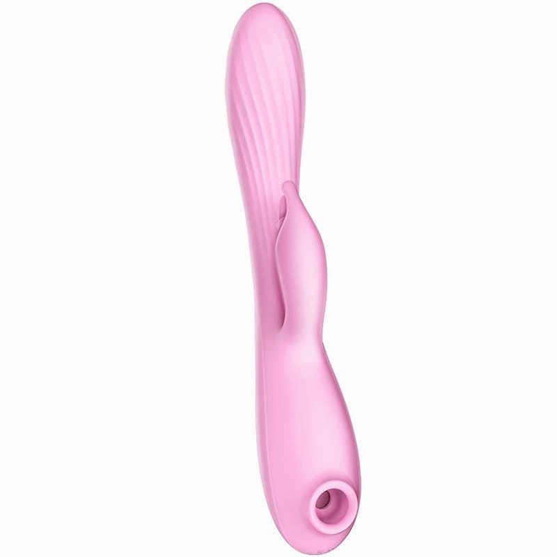 Erocome - Triangullum Vibraing Sucking Licking Rabbit Vibrator (Pink)