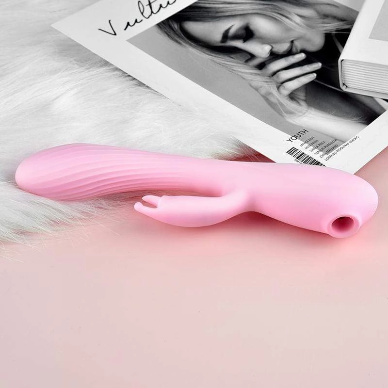Erocome - Triangullum Vibraing Sucking Licking Rabbit Vibrator (Pink)