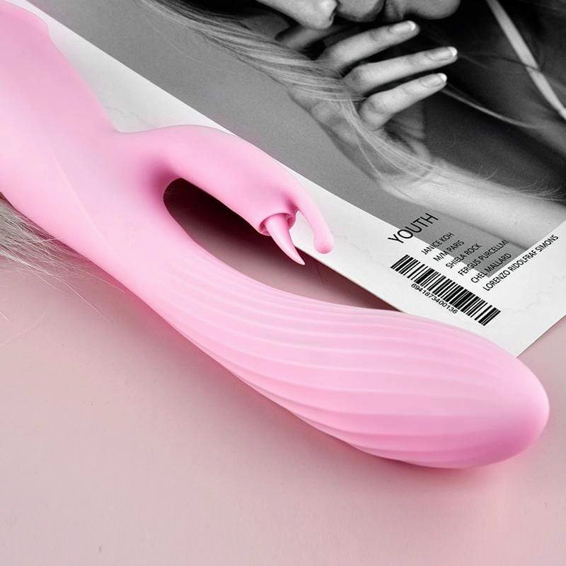 Erocome - Triangullum Vibraing Sucking Licking Rabbit Vibrator (Pink)
