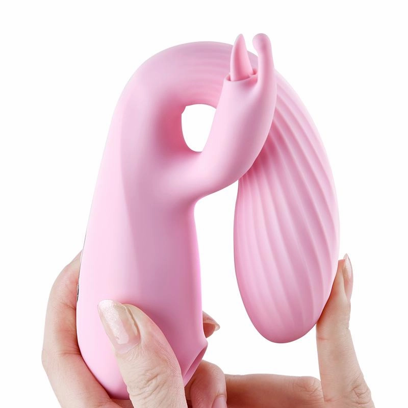 Erocome - Triangullum Vibraing Sucking Licking Rabbit Vibrator (Pink)