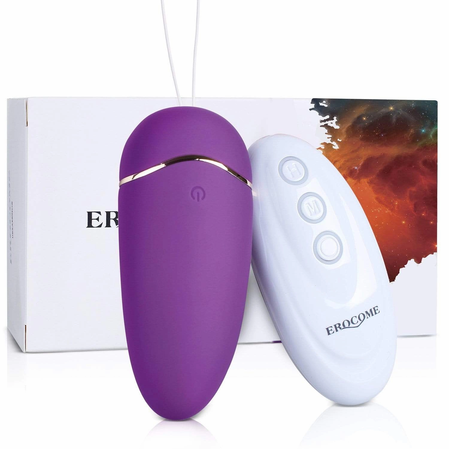 Erocome - UrsaMajor Heat Remote Control Egg Vibrator (Purple)