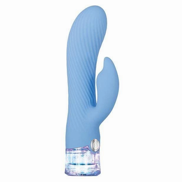 Evolved - Glitteriffic Rechargeable Rabbit Vibrator (Blue)