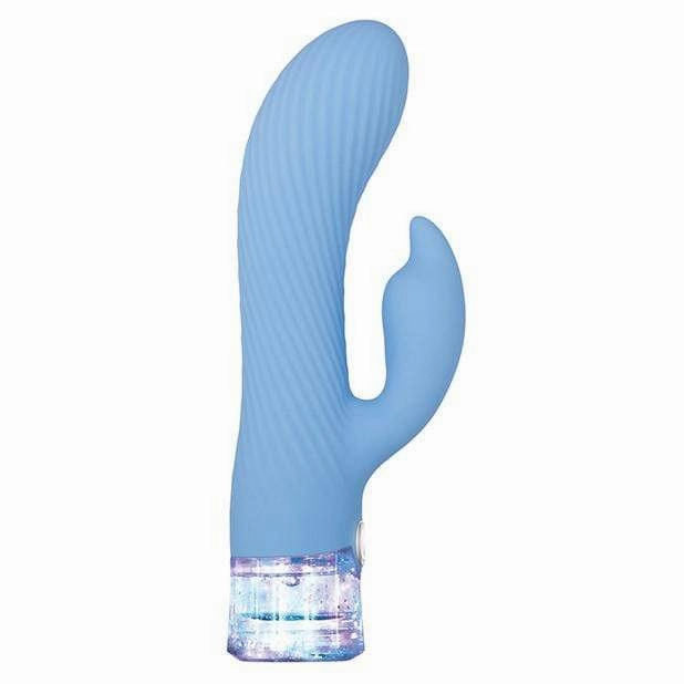 Evolved - Glitteriffic Rechargeable Rabbit Vibrator (Blue)