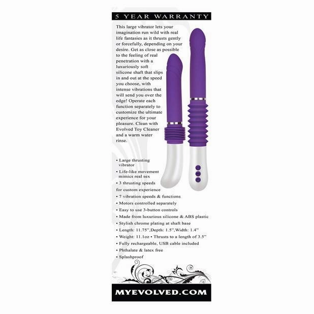 Evolved - Infinite Rechargeable Thrusting Sex Machine (Purple)