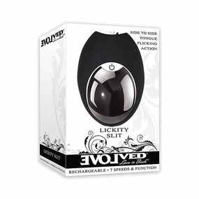 Evolved - Lickity Slit Oral Massager Flicking Clit Massager (Black)