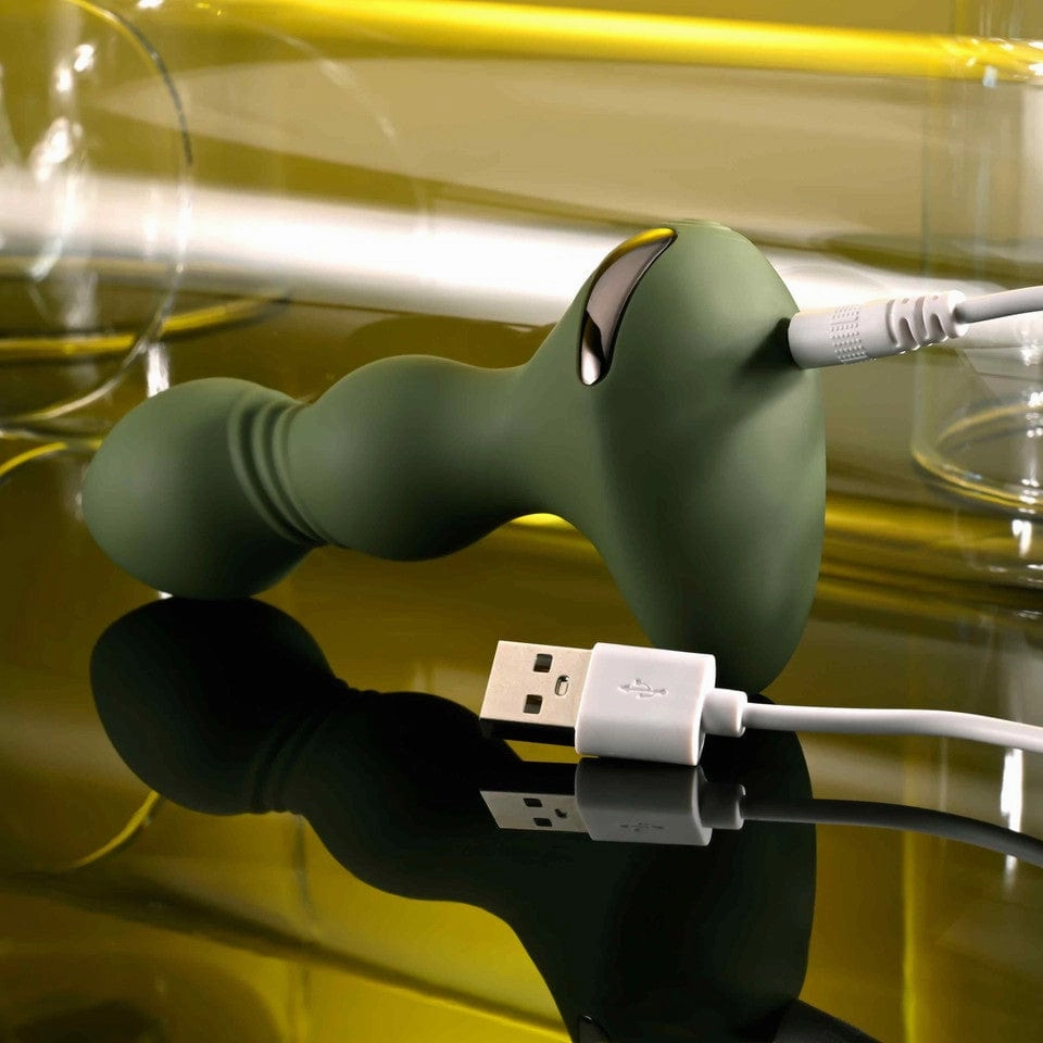Evolved - Lieutenant Vibrating Anal Plug (Green)