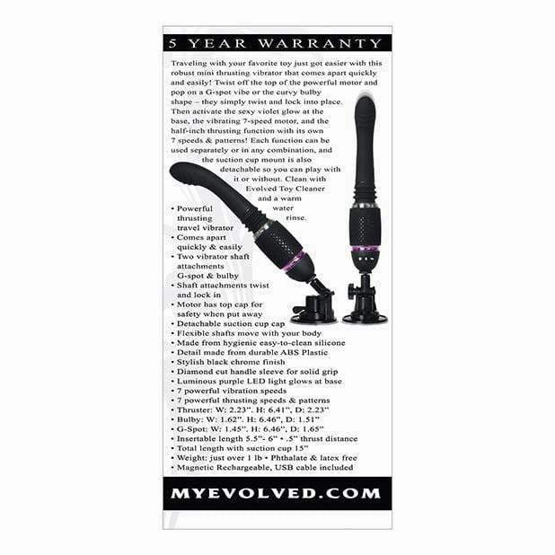 Evolved - Thrust and Go Sex Machine (Black)