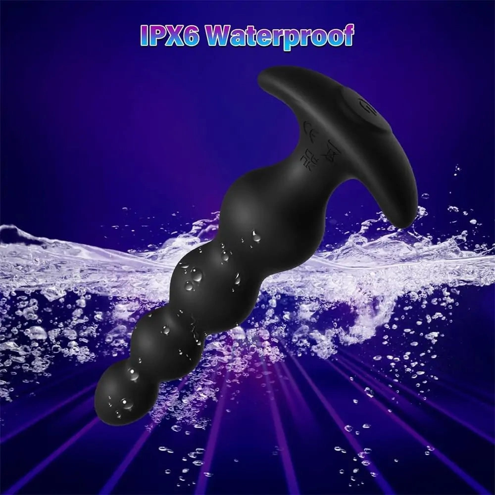 Evolved Anal Rammer Anal Beads Vibrators with App Control 9 Vibration Modes 5.5 Inch
