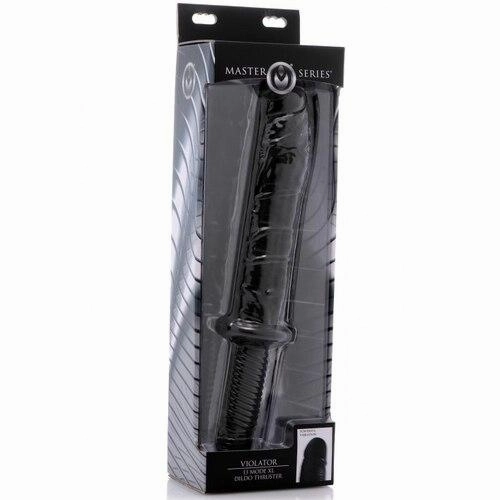 Extra-LARGE & THICK Vibrating Dildo Thruster - 14 Inch LONG!