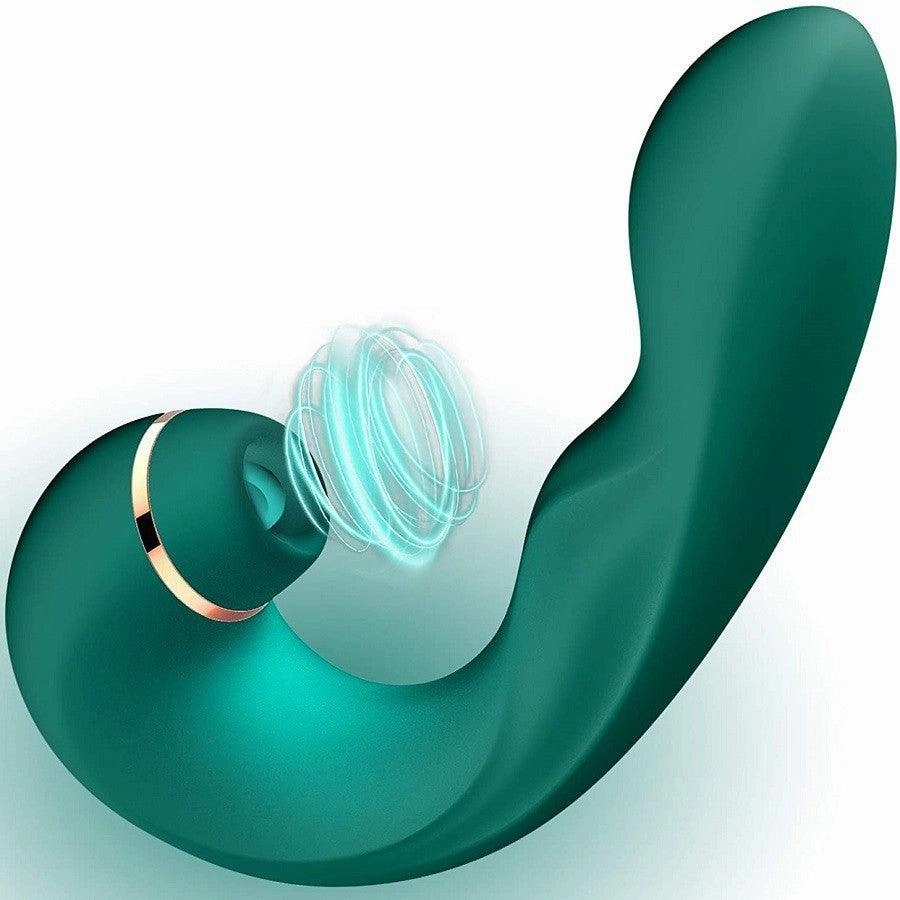 Female Sucking Vibrator Silicone 10 Frequency with G spot Stimulating