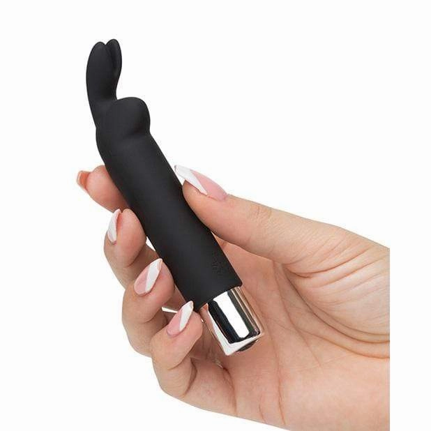 Fifty Shades of Grey - Greedy Girl Rechargeable Bullet Rabbit Vibrator (Black)