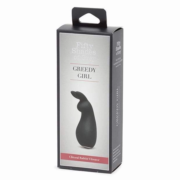 Fifty Shades of Grey - Greedy Girl Rechargeable Clitoral Rabbit Vibrator (Black)