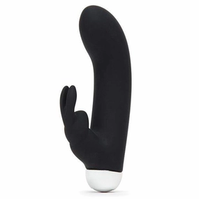 Fifty Shades of Grey - Greedy Girl Rechargeable Mini Rabbit Vibrator (Black)
