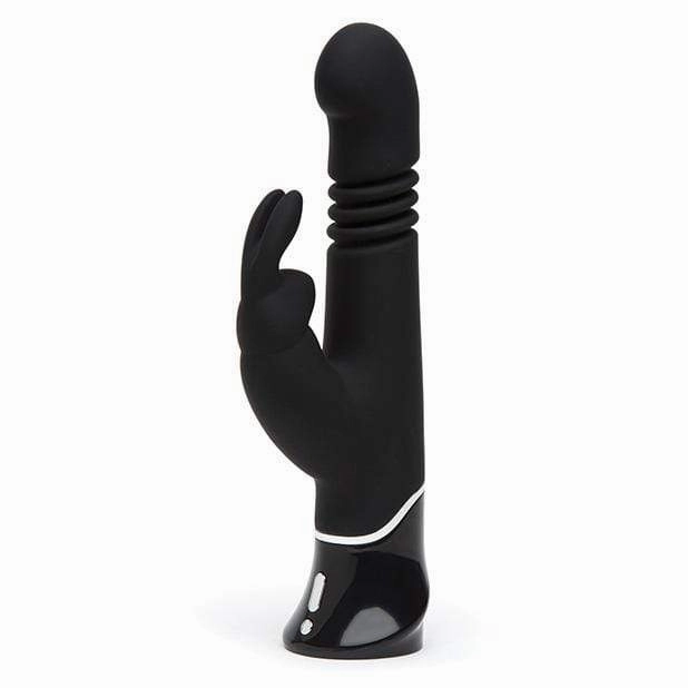 Fifty Shades of Grey - Greedy Girl Rechargeable Thrusting G Spot Rabbit Vibrator (Black)
