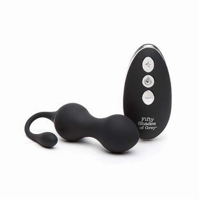 Fifty Shades of Grey - Relentless Vibrations Remote Control Kegel Balls (Black)