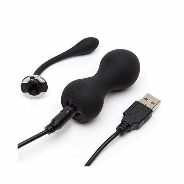 Fifty Shades of Grey - Relentless Vibrations Remote Control Kegel Balls (Black)