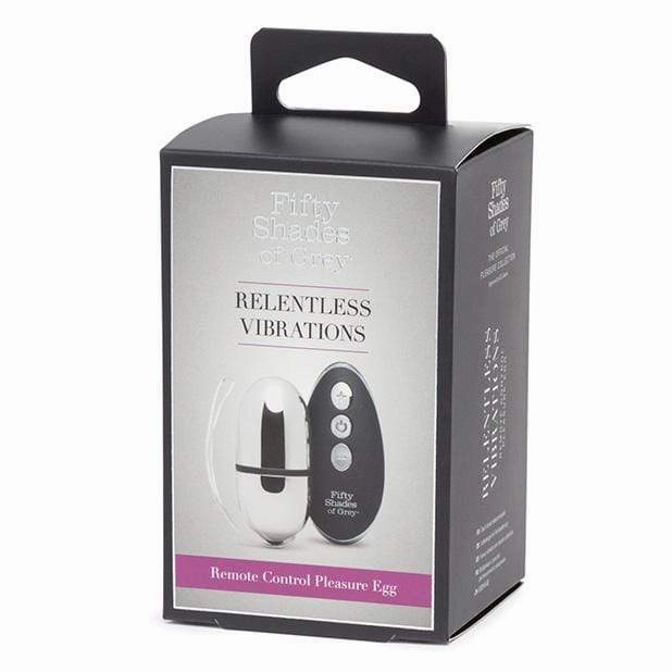 Fifty Shades of Grey - Relentless Vibrations Remote Control Pleasure Egg (Silver)