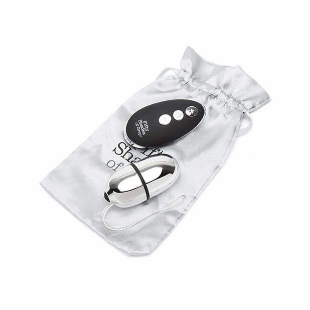 Fifty Shades of Grey - Relentless Vibrations Remote Control Pleasure Egg (Silver)