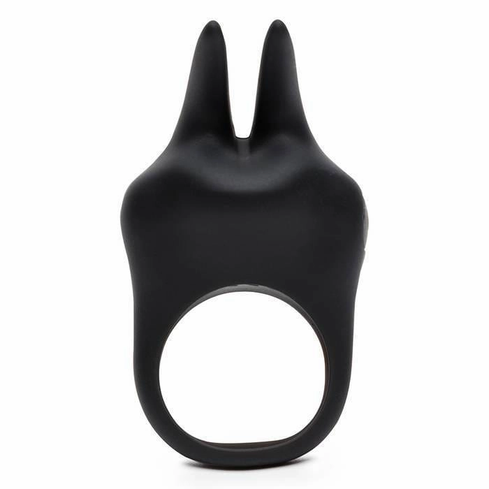 Fifty Shades of Grey - Sensation Rechargeable Vibrating Rabbit Love Ring (Black)