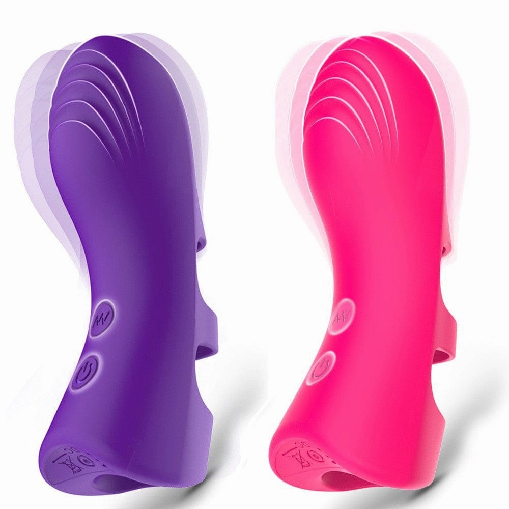 Finger Vibrator Clitoral G Spot Massager with 10 vibration For Couple Foreplay
