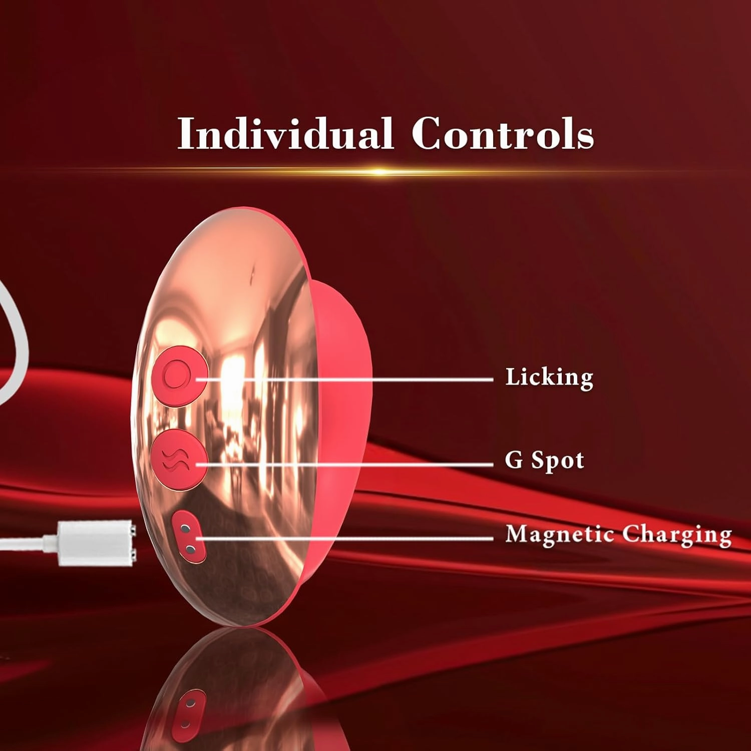 Flirting Vibrating Egg Dual Function Stimulation Vibration Licking Clitoral Big mouth