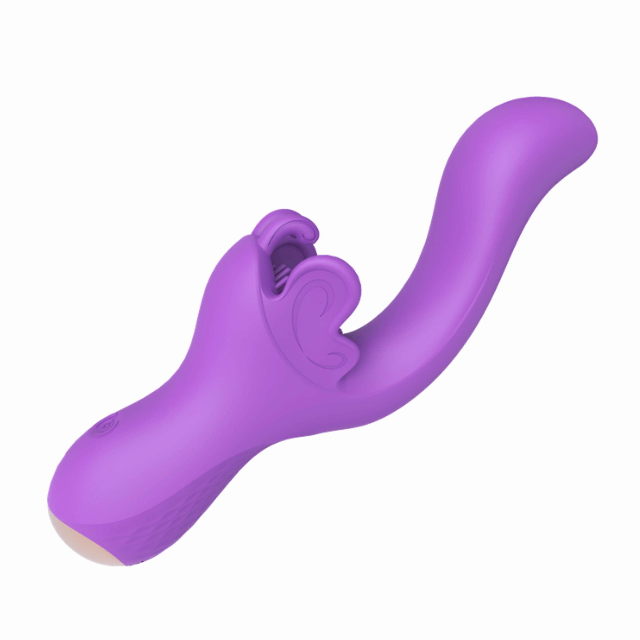 Fluttering Bliss Silicone Dual Action Butterfly Vibrator - It's Waterproof!