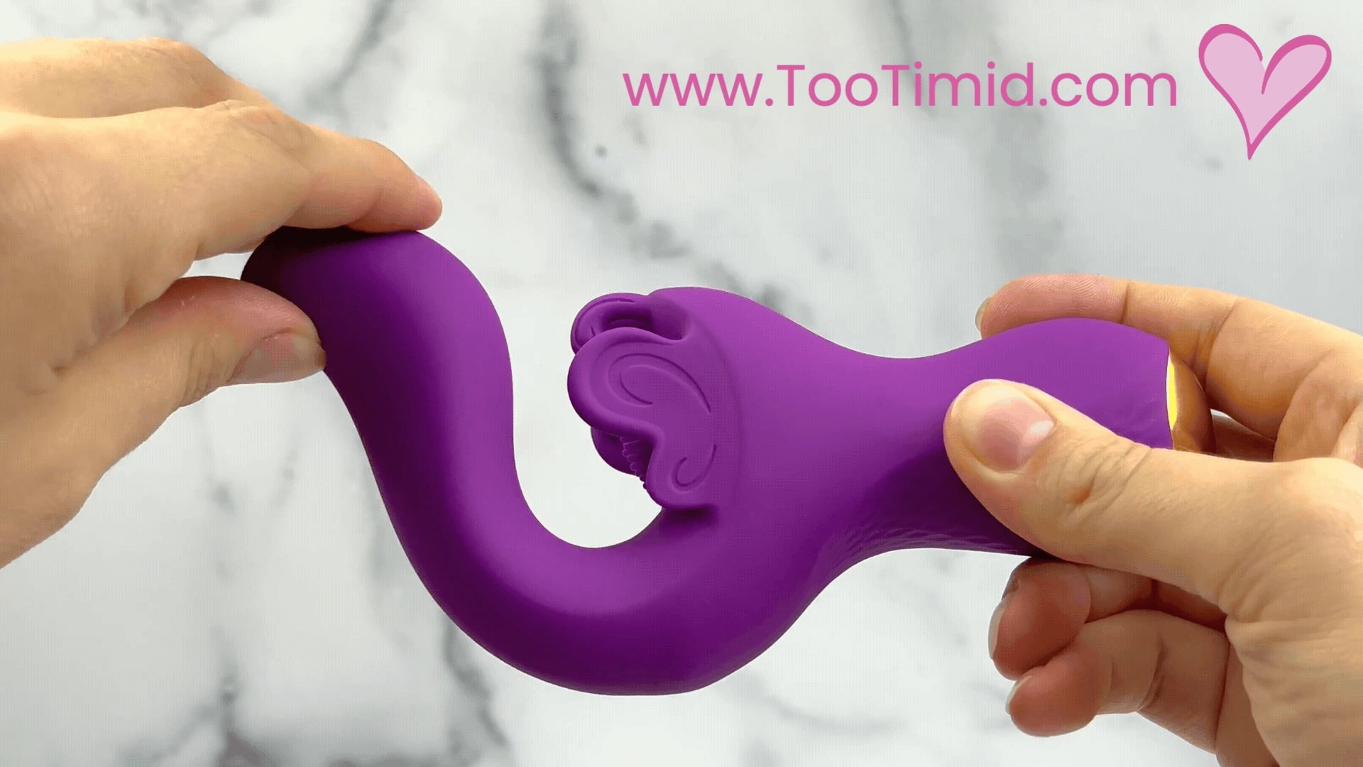 Fluttering Bliss Silicone Dual Action Butterfly Vibrator - It's Waterproof!
