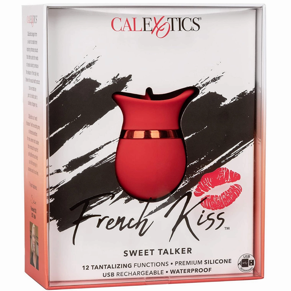French Kiss Sweet Talker - Rechargeable Silicone Tongue Vibrator