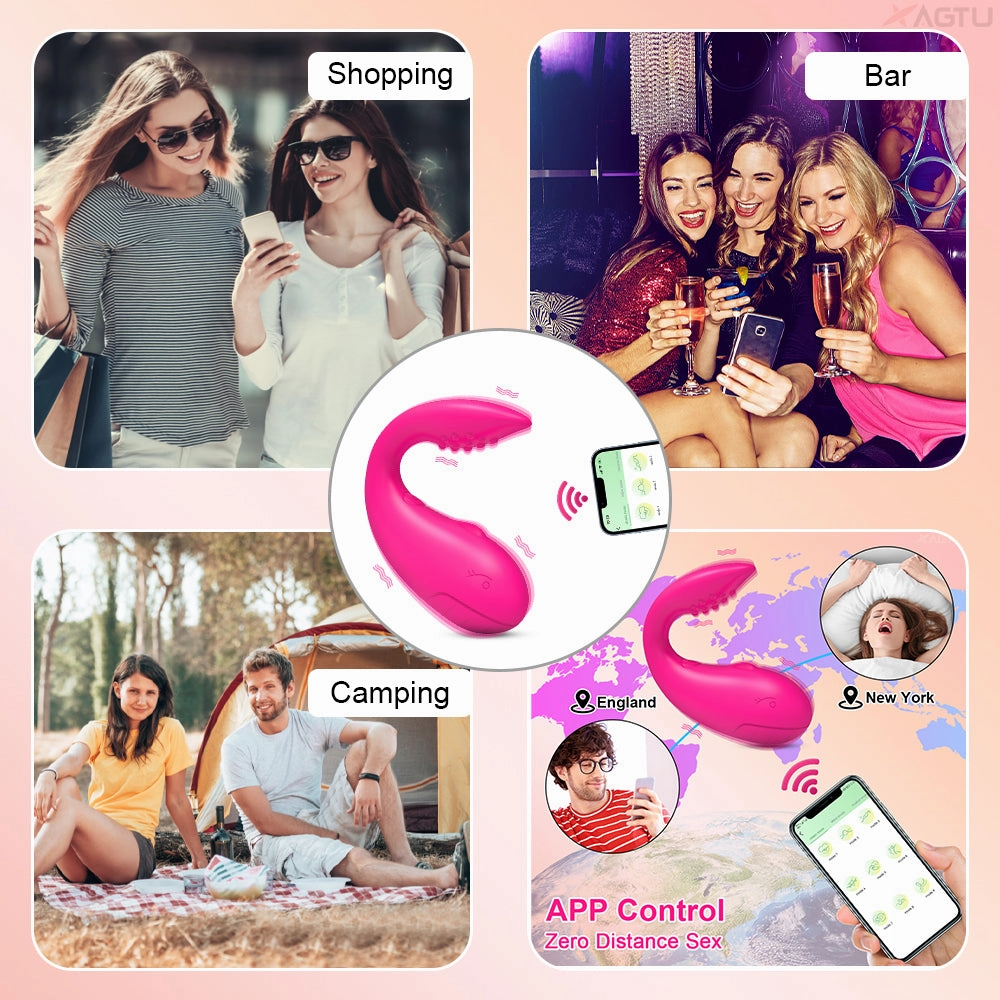 Hale-APP Bluetooth Vibrator for Women G Spot Vibrating Egg Clitoris Stimulator