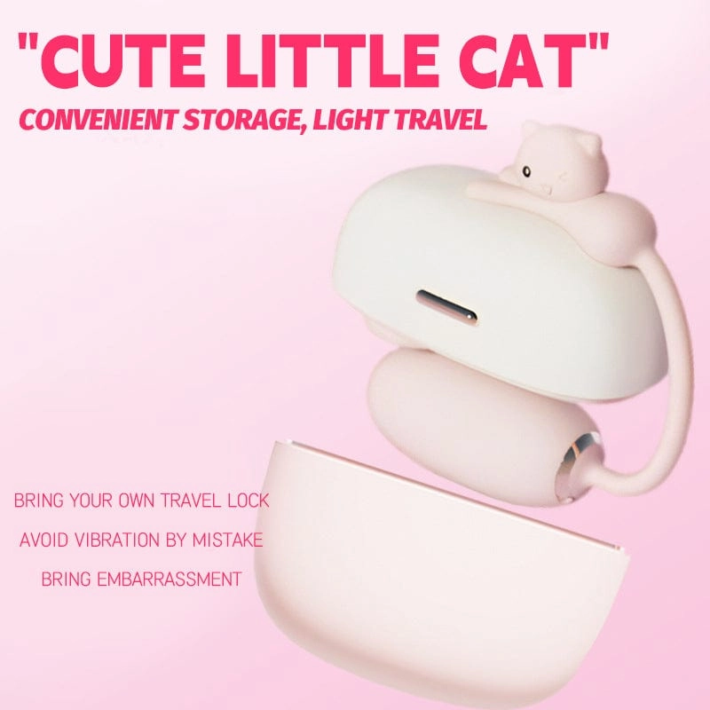 Headset Cat Sucking Vibrator Women's Masturbation Tool