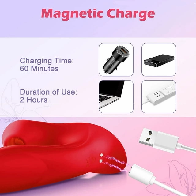 IntimaLuxe - G Spot Vibator with Licking & Vibration Design