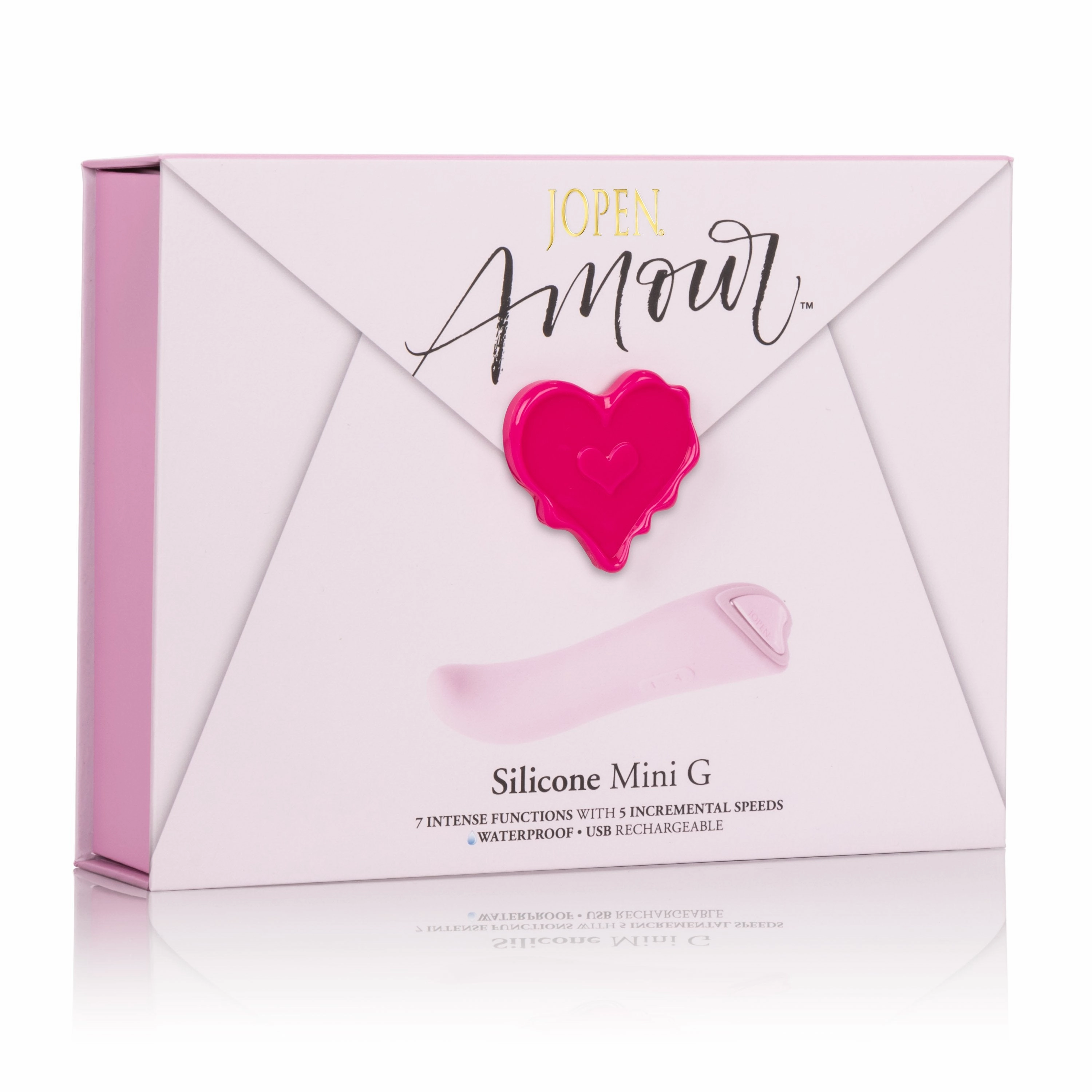 Jopen - Amour Silicone Mini G Spot Vibrator (Pink)